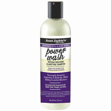 CHAMPÚ CLARIFICANTE POWER WASH INTENSE MOISTURE CLARIFYING SHAMPOO AUNT JACKIES 355ml